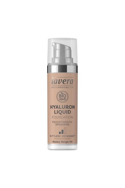 Ľahký tekutý make-up s kyselinou hyalurónovou - 04 Béžová 30 ml 
