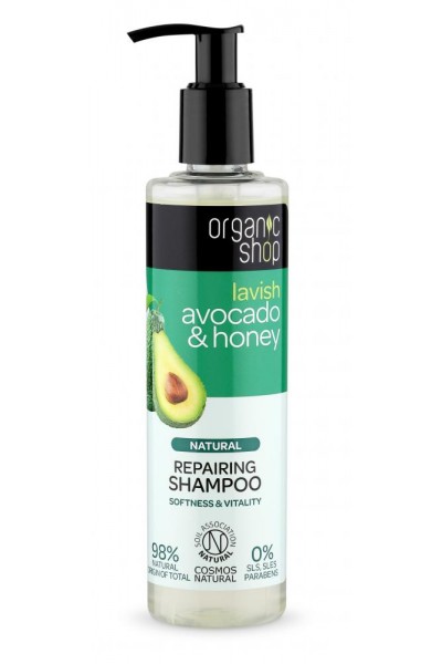 Organic Shop Organic Shop - Avokádo & Med - Obnovujúci šampón 280ml 280 ml