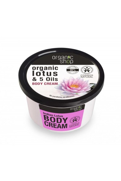 Organic Shop Organic Shop - Indický lotos - telový krém 250 ml 250 ml