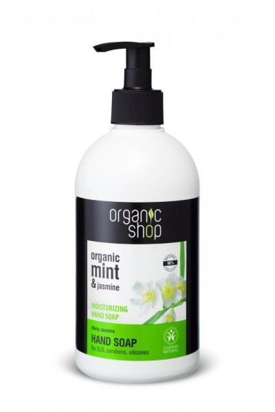 Organic Shop Organic Shop - Mätový jazmín - Mydlo na ruky 500 ml 500 ml
