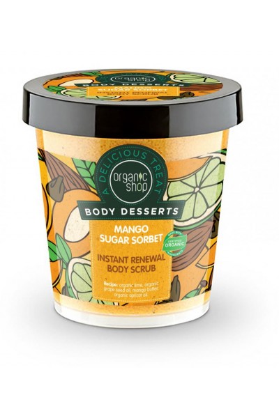 Organic Shop Organic Shop - Mangový cukrový sorbet - Telový peeling 450ml 450 ml