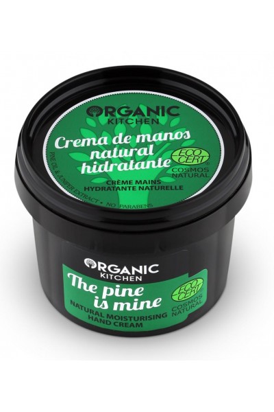 Organic Kitchen Prírodný hydratačný krém na ruky - Borovica 100 ml