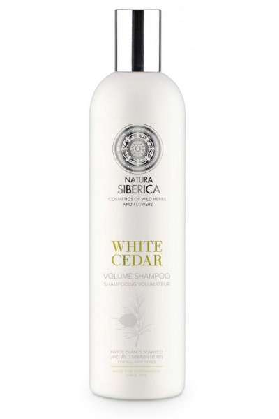 Natura Siberica Siberie Blanche - Biely céder - šampón pre objem 400 ml