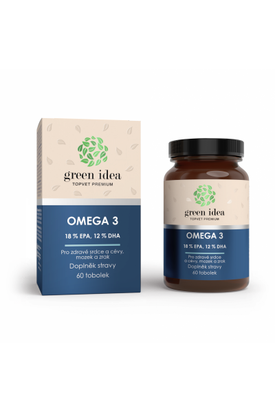 TOPVET Omega 3 - 18% EPA, 12% DHA 60 ks