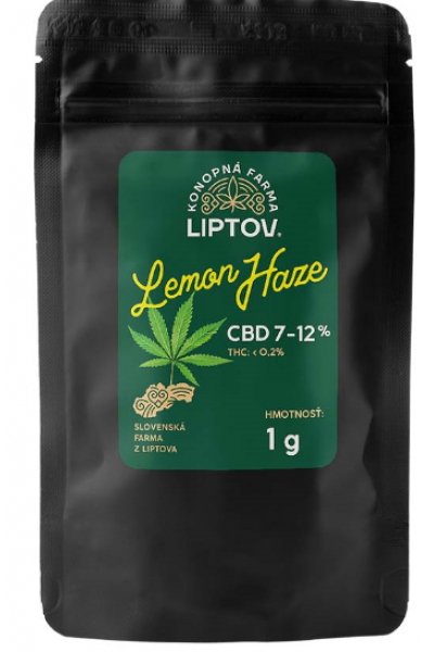 Konopná farma Liptov Liptovský darčekový predmet Lemon Haze 1g