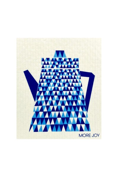 More Joy Modrý čajník - utierka
